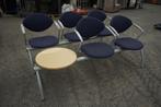 Zaalstoelen, stoelen op bankje bank voor wachtruimte, Huis en Inrichting, Stoelen, Ophalen of Verzenden, Gebruikt, Stof, Vijf, Zes of meer stoelen
