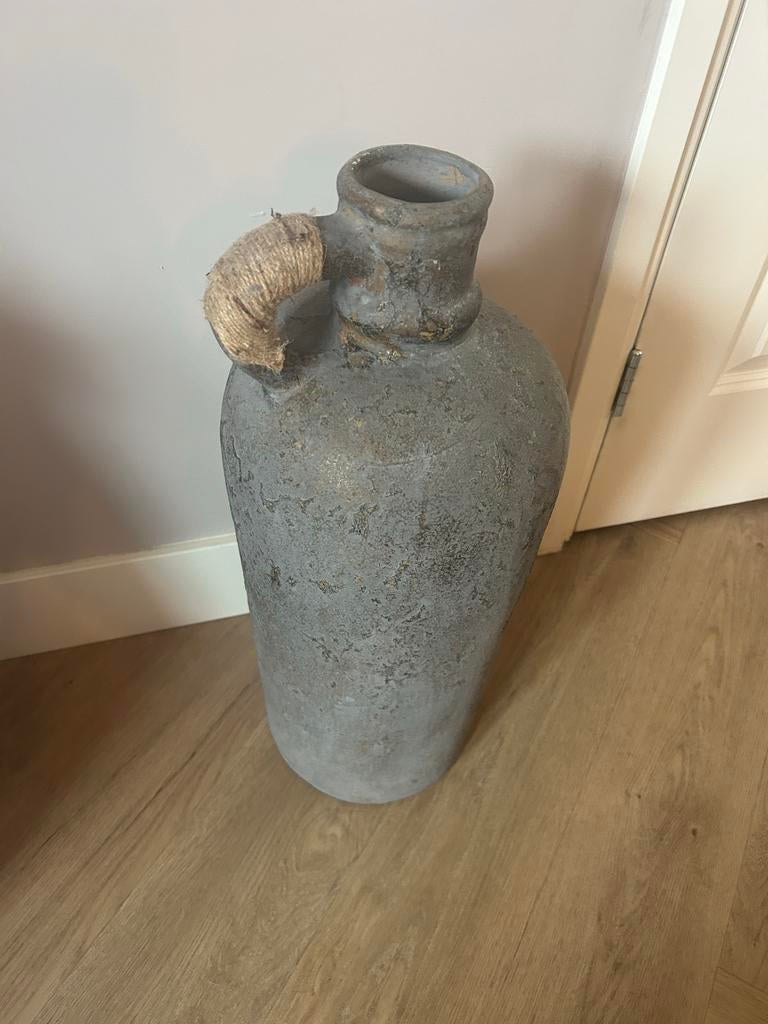 Grote, zware kruik / vaas - 57 cm hoog, Ophalen, Overige materialen, Gebruikt, Overige kleuren