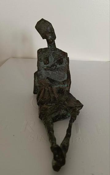 Brons beeld - modern abstract - Vrouwelijk figuur beschikbaar voor biedingen