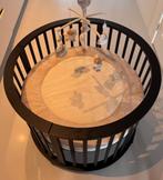 Bopita Box 102cm Mat Zwart INCLUSIEF: Matrassen & Speelboog, Kinderen en Baby's, Boxen, Ophalen, Zo goed als nieuw, Rond