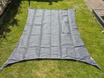 Schaduwdoek - Grijs - 2x2,5 meter - 200g/m2 HDPE, Ophalen of Verzenden, Nieuw