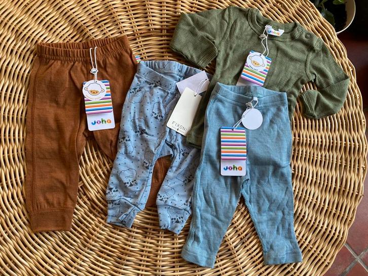 Prachtig setje wol en wolzijde JOHA en FIXONI 56/62, Kinderen en Baby's, Babykleding | Maat 62, Nieuw, Jongetje of Meisje, Setje