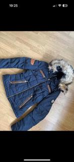 Dames jas, Verzenden, Zo goed als nieuw, Maat 42/44 (L), Blauw