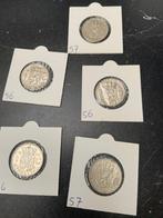 5 zilveren guldens, Ophalen of Verzenden, Koningin Juliana, 1 gulden, Zilver