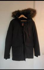 Superdry Parka, Maat 48/50 (M), Zwart, Ophalen of Verzenden, Zo goed als nieuw