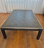 Vintage design salontafel 140 x 90 steen, Huis en Inrichting, Tafels | Salontafels, Ophalen, 100 tot 150 cm, Modern strak, 50 tot 100 cm