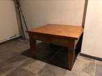 Houten Tafel, Ophalen, Gebruikt, 50 tot 100 cm, 75 cm of meer