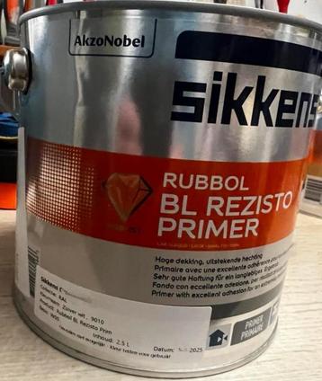 2,5 ltr Rubbol Bl Rezisto primer 9010 beschikbaar voor biedingen
