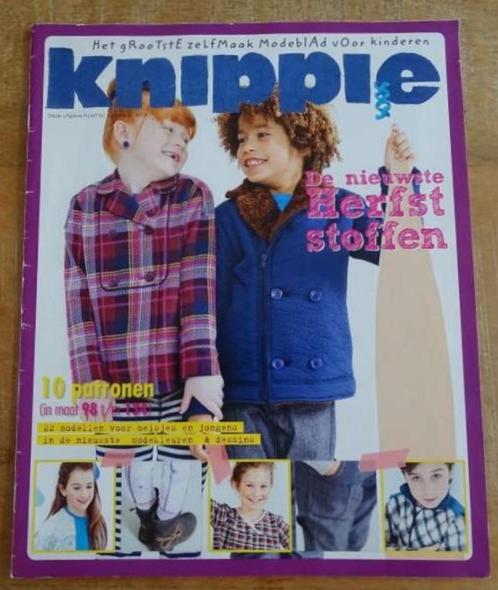 Bijlage Knippie nummer 4 Herfst 2014 ~ 10 patronen 98/134, Hobby en Vrije tijd, Kledingpatronen, Zo goed als nieuw, Kind, Knippie