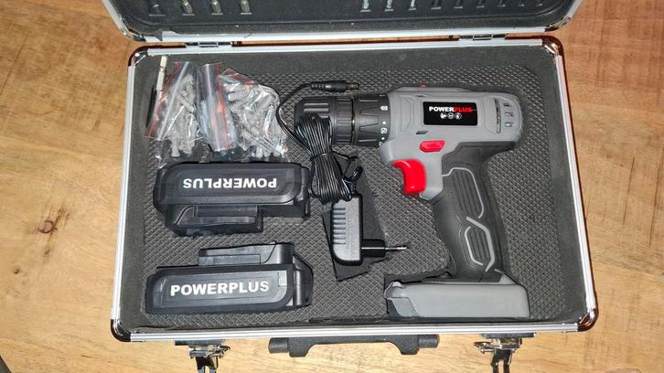 Nieuwe Accu Boor-/Draaiset met 2 Accu's + Oplader, Doe-het-zelf en Verbouw, Gereedschap | Boormachines, Nieuw, Boor- en Schroefmachine