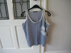 leuk blauw mouwloos vakantie shirt merk slgn maat s/m, Ophalen of Verzenden, Zo goed als nieuw, Blauw