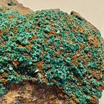 Malachiet op matrix, Verzamelen, Mineralen en Fossielen, Ophalen of Verzenden
