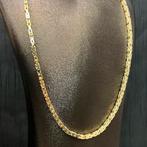14k gouden koningsketting schakel ketting italy 65cm