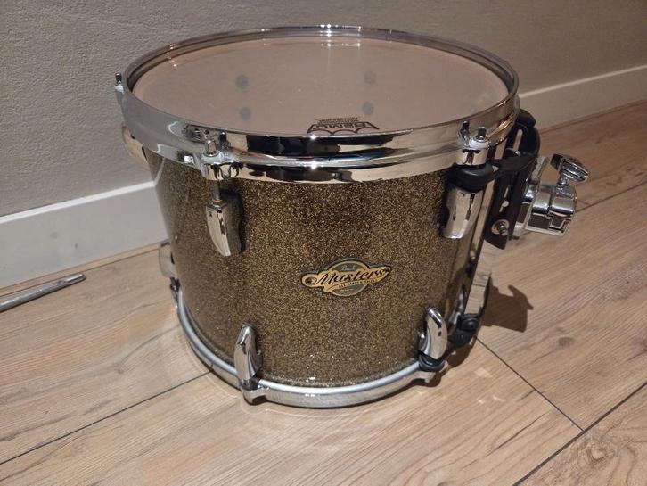 Pearl Masters 13" x 10" tom incl. Optimount / tomarm / Hoes, Muziek en Instrumenten, Drumstellen en Slagwerk, Zo goed als nieuw