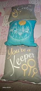 Harry Potter Kussens 30x30 - Set van 3, Huis en Inrichting, Woonaccessoires | Kussens, Ophalen of Verzenden, Zo goed als nieuw