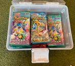 140 ongeopende Pokemon Japanse booster packs, Verzenden, Nieuw, Booster