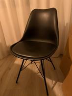 Zwarte kuipstoel - set van 4 stuks, Huis en Inrichting, Stoelen, Ophalen, Kunststof, Zwart, Zo goed als nieuw