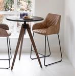 Rivièra Maison Barstoel Frisco Drive Pellini Camel NIEUW, Huis en Inrichting, Stoelen, Ophalen, Metaal, Twee, Bruin