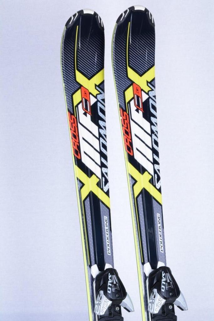 154 ski's SALOMON CROSS X-MAX, powerline titanium, woodcore, Sport en Fitness, Skiën en Langlaufen, Gebruikt, Ski's, Skiën, Salomon
