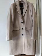 Creme Cashmere mantel Claudia Strater, Kleding | Dames, Jassen | Winter, Maat 38/40 (M), Verzenden, Wit, Zo goed als nieuw