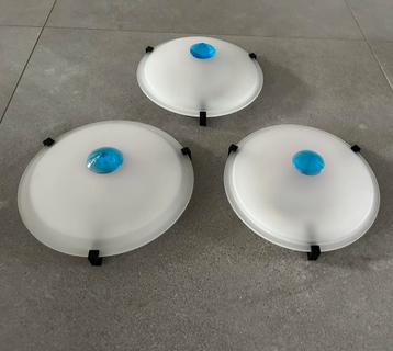 Vogue studio erbusco murano glazen plafond lamp leucos beschikbaar voor biedingen