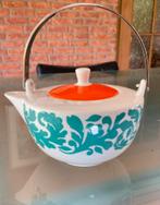 RITZENHOFF My Lian Bone China theepot oranje / groen, Huis en Inrichting, Keuken | Servies, Ophalen of Verzenden