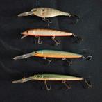 Kunstaas , 4 diverse Rapala pluggen , zie beschrijving, Ophalen of Verzenden, Zo goed als nieuw, Complete set