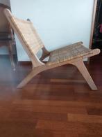 Rotan Stoel - Natuurlijke Look twee stuks aanwezig, Ophalen of Verzenden, Zo goed als nieuw, Riet of Rotan, Twee