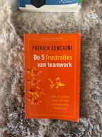 De 5 frustraties van teamwork - Lencioni, Ophalen of Verzenden, Zo goed als nieuw, Management