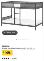 2x Stapelbed Tuffing (IKEA) + 4 matrassen, Ophalen, Gebruikt, 90 cm, Eenpersoons