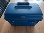 Delsey beautycase, Gebruikt, Blauw, Met slot, Ophalen of Verzenden