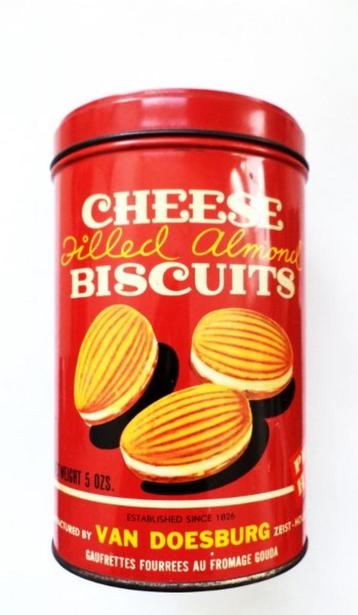 Cheese filled Almond biscuits blik - Van Doesburg (7677) beschikbaar voor biedingen