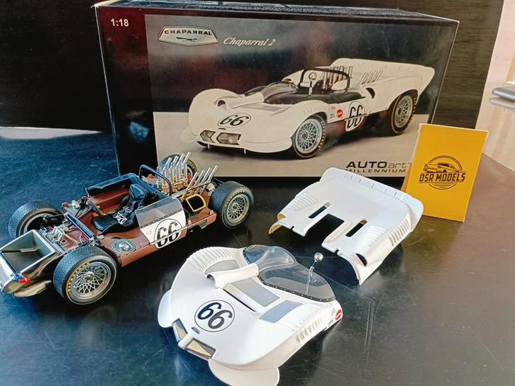 1:18 Chaparral 2 sport racer van €175 voor €150, Hobby en Vrije tijd, Modelauto's | 1:18, Zo goed als nieuw, Auto, Autoart, Ophalen of Verzenden