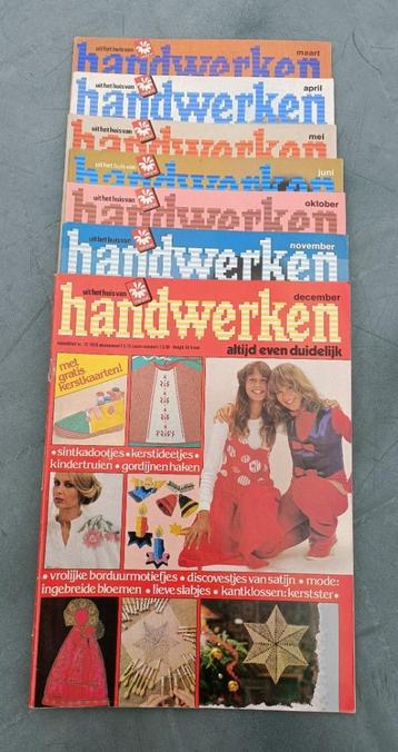 Maandblad HANDWERKEN Margriet maart t/m december 1978 beschikbaar voor biedingen