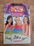 Handtekeningkaart van K3 met Josje, Ophalen of Verzenden, Zo goed als nieuw