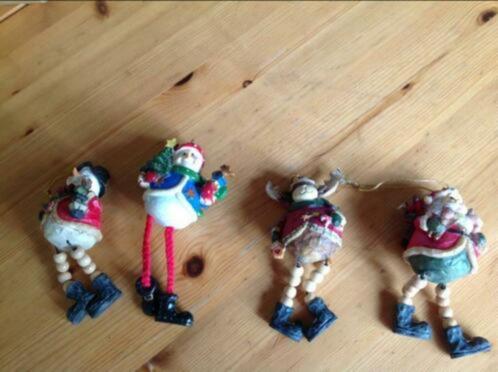 Nieuwe kersthangers, sneeuwpop, rendier, kerstman bungelbene, Diversen, Kerst, Nieuw, Ophalen of Verzenden