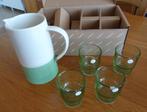 Glazen met karaf Postcodeloterij, Verzenden, Nieuw, Glas, Bord(en)