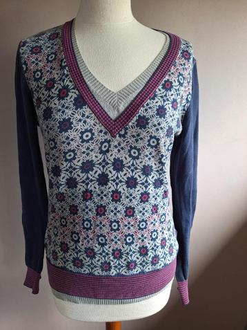 Leuke blauwe stretch trui print van O'Blue, maat M beschikbaar voor biedingen