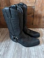 Sancho zwarte leren cowboylaarzen maat 40, Ophalen of Verzenden