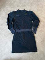Mooie donkerblauwe jurk, maat 122, Nobell, Meisje, Ophalen of Verzenden, Zo goed als nieuw