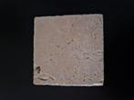 Ivoorkleurig tegeltje, travertin, 10x10cm, Doe-het-zelf en Verbouw, Tegels, Ophalen, Nieuw, Minder dan 20 cm, Minder dan 5 m²