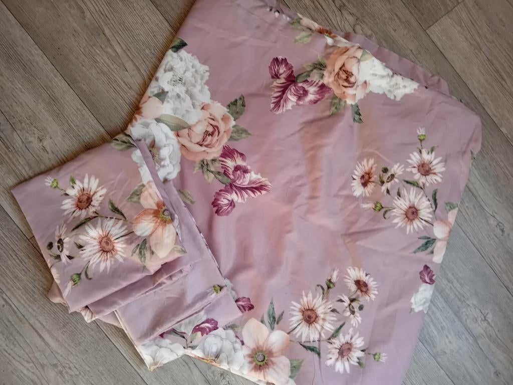 Nieuw dekbedovertrek lits jumeaux + 2 slopen, Overige kleuren, Dekbedovertrek, Ophalen of Verzenden, Nieuw