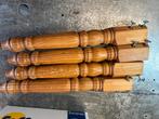 Houten Tafelpoten - Set van 4, Huis en Inrichting, Ophalen, Tafelpoot, Gebruikt, Minder dan 50 cm