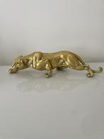 Panter beeld goud decoratie, Ophalen of Verzenden, Nieuw, Dier