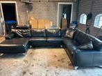 Leren hoekbank, Ophalen, Gebruikt, Hoekbank, 300 cm of meer
