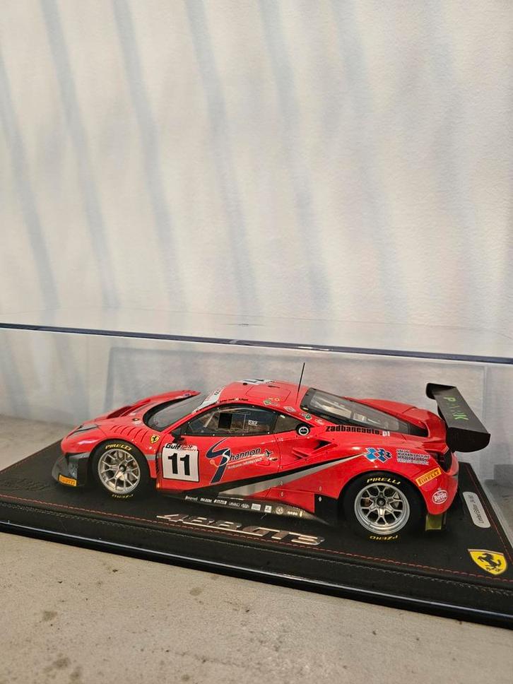 BBR Ferrari 488 GT3 1:18 Zeldzaam! 34/60, Hobby en Vrije tijd, Modelauto's | 1:18, Nieuw, Auto, Overige merken, Ophalen of Verzenden
