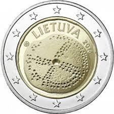 2 Euro Litouwen 2016 - Baltische Cultuur - UNC, Postzegels en Munten, Munten | Europa | Euromunten, Losse munt, 2 euro, Overige landen