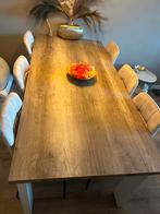 Houten eetkamertafel, Huis en Inrichting, Tafels | Eettafels, Zo goed als nieuw, Vijf personen of meer, 150 tot 200 cm, Rechthoekig