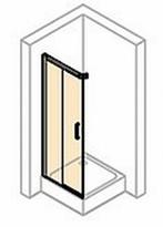 Huppe Classics 2 Easy Entry schuifdeur hoekinstap (2-delig), Doe-het-zelf en Verbouw, Sanitair, Huppe, Nieuw, Ophalen of Verzenden