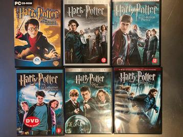 Harry Potter DVD's + PC Game beschikbaar voor biedingen